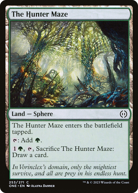 The Hunter Maze [Phyrexia: All Will Be One] Foil