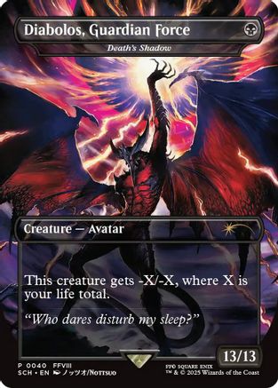 Diabolos, Guardian Force – Death's Shadow (040) Foil - Standard Showdown Promos