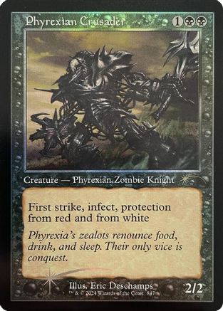 Phyrexian Crusader (847) Foil - Secret Lair Drop Series