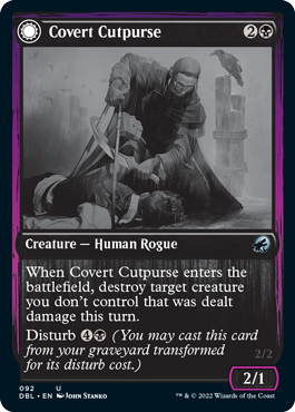 Covert Cutpurse // Covetous Geist (092) - Innistrad: Double Feature