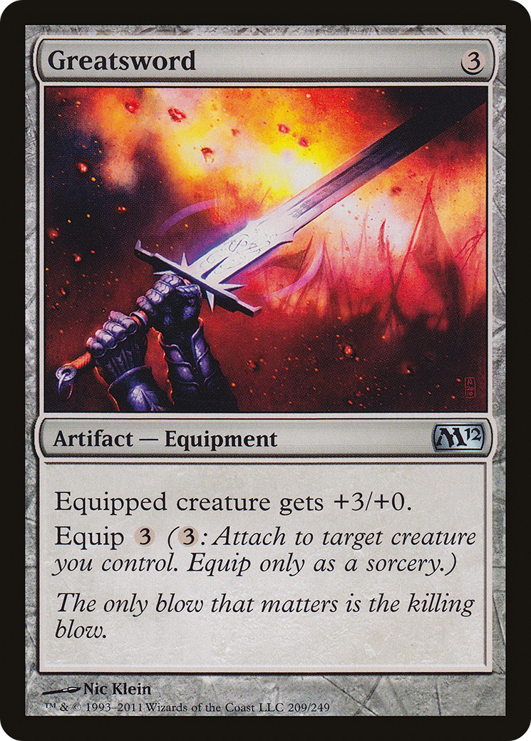 Greatsword (209) - Magic 2012