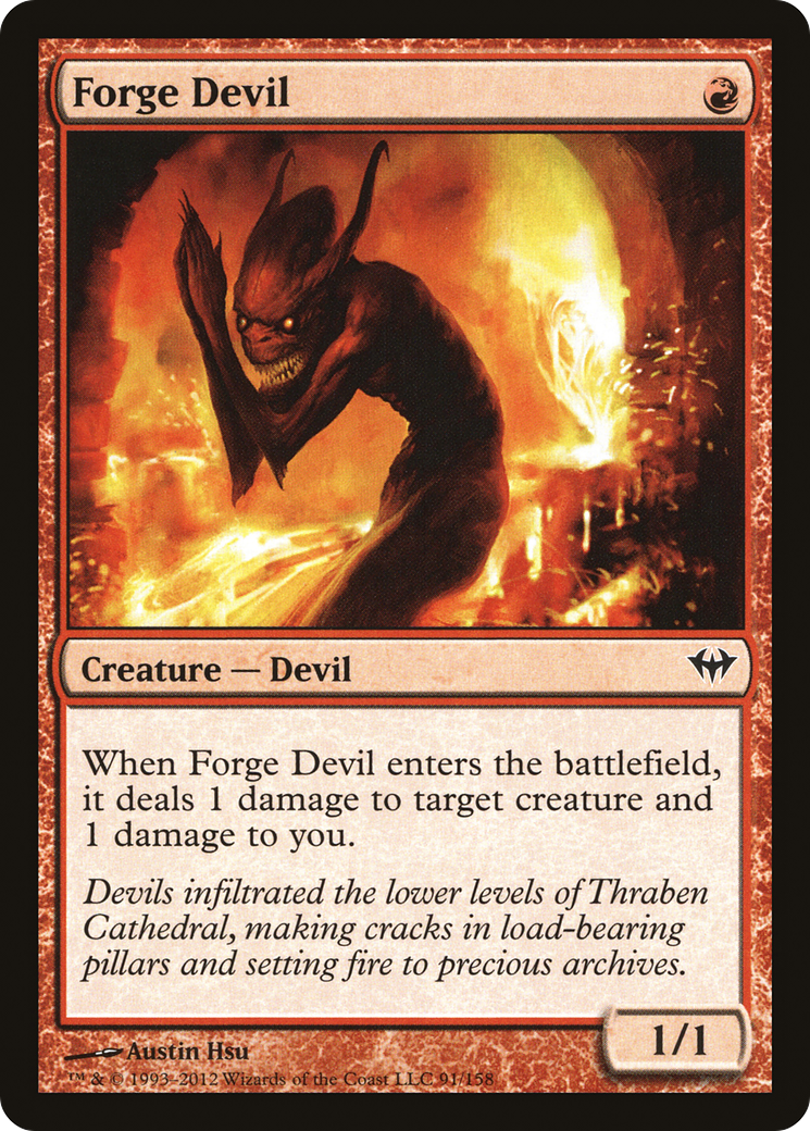 Forge Devil (091) Foil - Dark Ascension