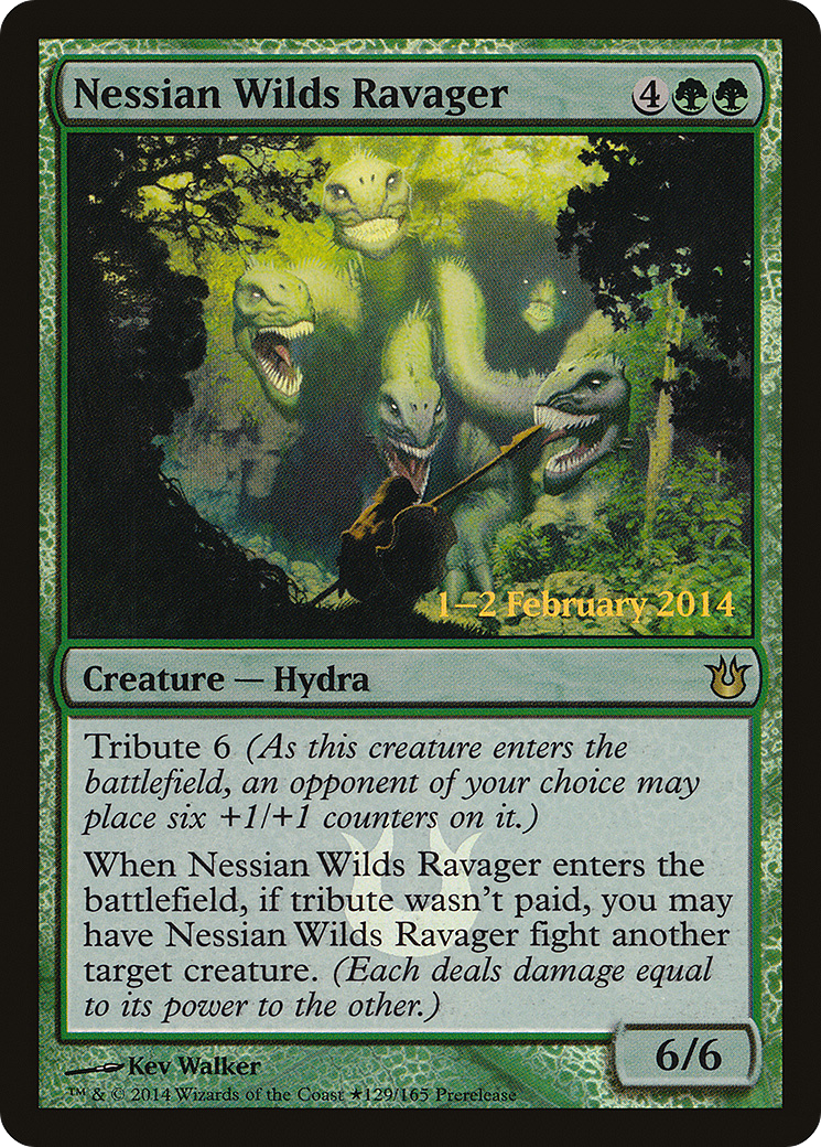 Nessian Wilds Ravager (129★) Foil - Born of the Gods Promos