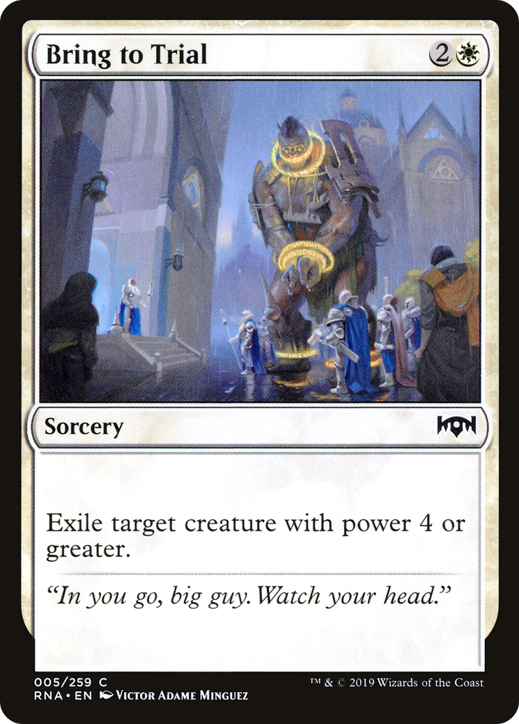 Bring to Trial (005) Foil - Ravnica Allegiance
