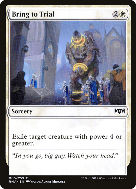 Bring to Trial (005) Foil - Ravnica Allegiance