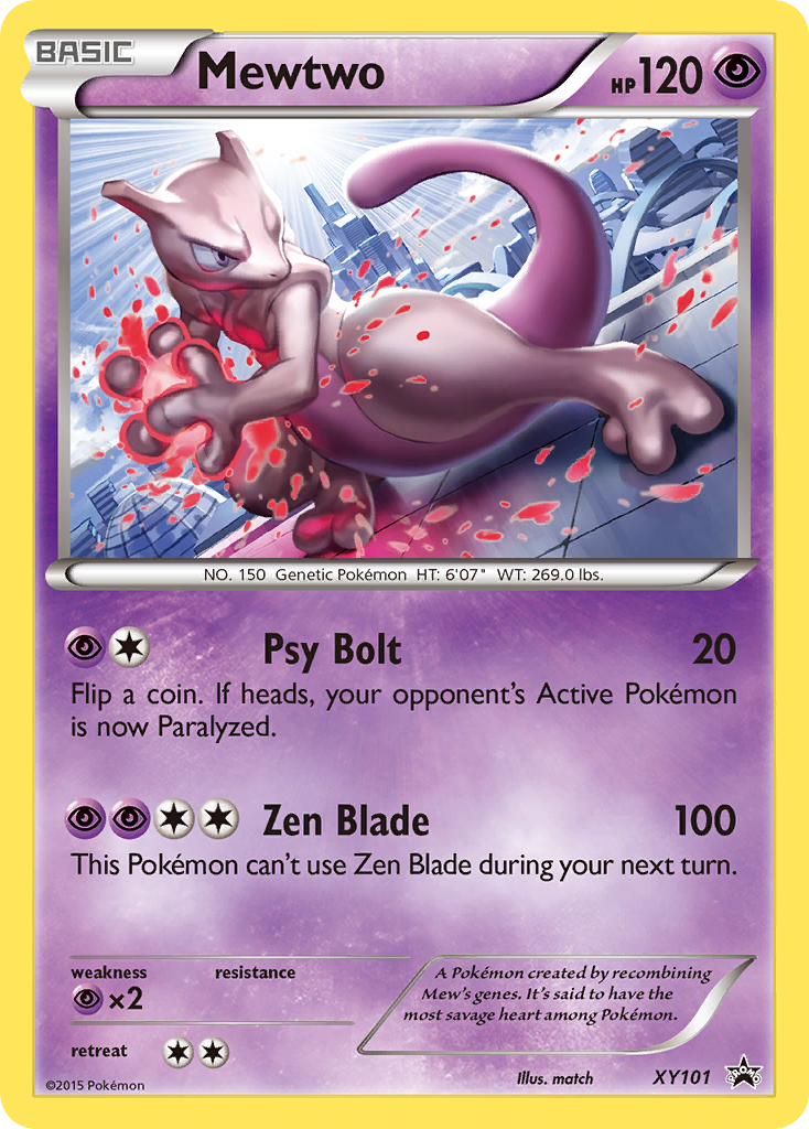 Mewtwo (XY101) [XY: Black Star Promos] | Silver Goblin