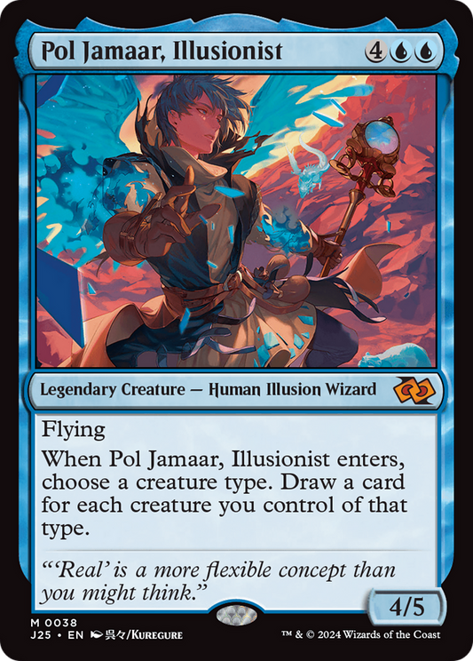 Pol Jamaar, Illusionist (Anime) (J25038)  - Foundations Jumpstart