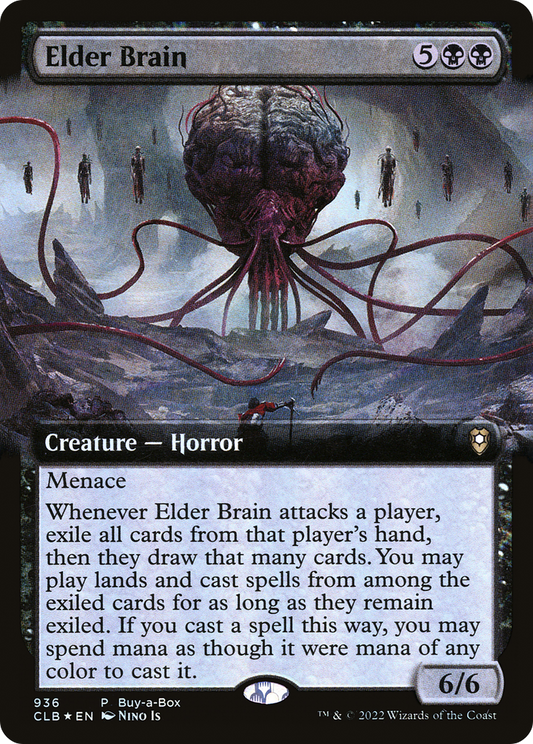 Elder Brain (Extended Art) (936) Foil - Commander Legends: Battle for Baldur's Gate