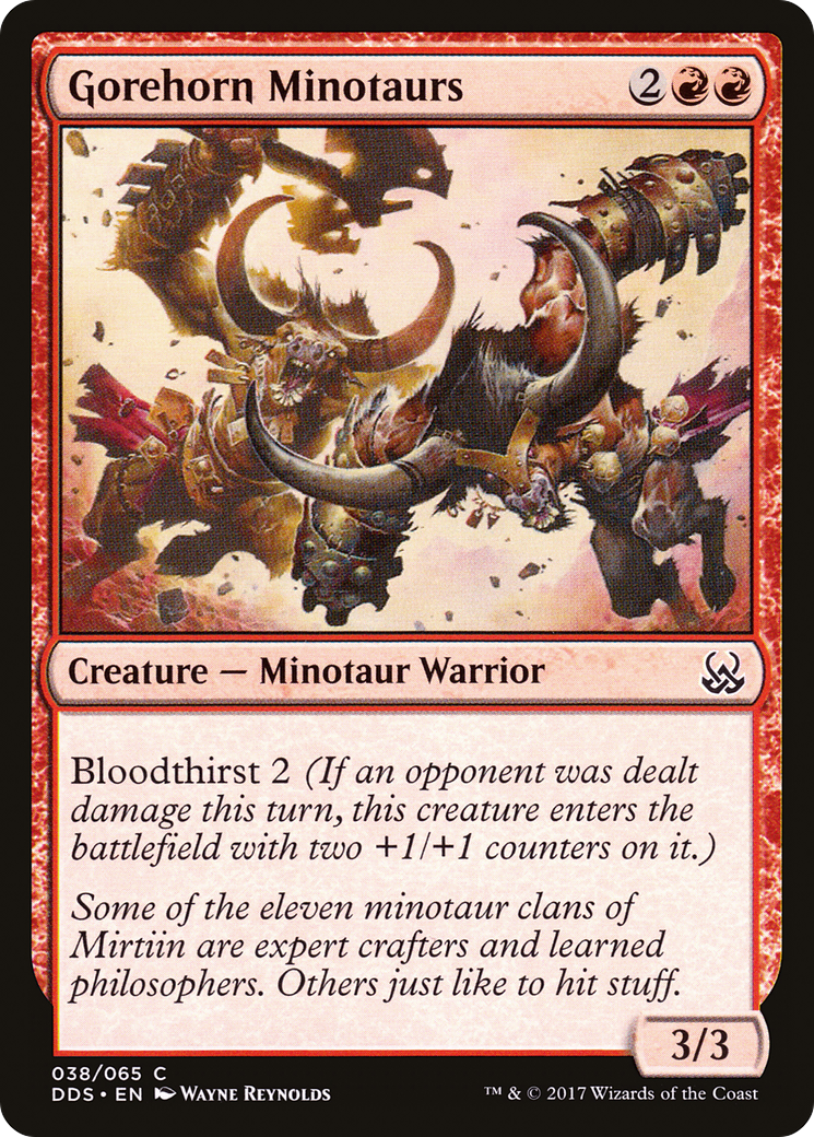 Gorehorn Minotaurs (038) - Duel Decks: Mind vs. Might