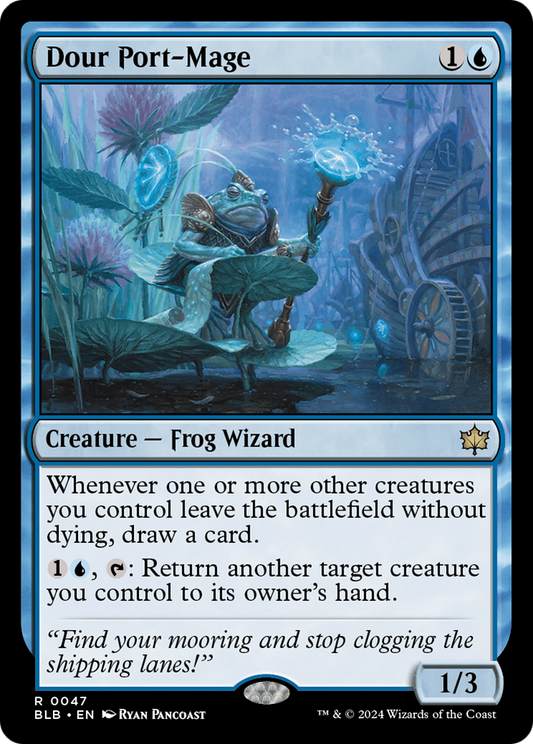 Dour Port-Mage [Bloomburrow] Foil