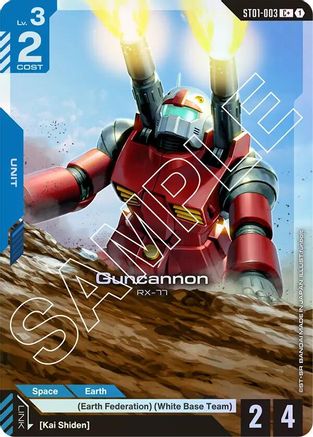 Guncannon (C+) (ST01-003) Holofoil- Starter Deck 01 Heroic Beginnings