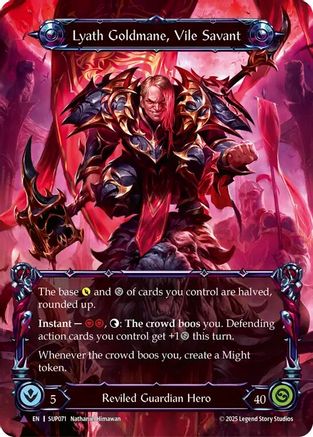 Lyath Goldmane, Vile Savant (Marvel) (SUP071) Cold Foil - Super Slam