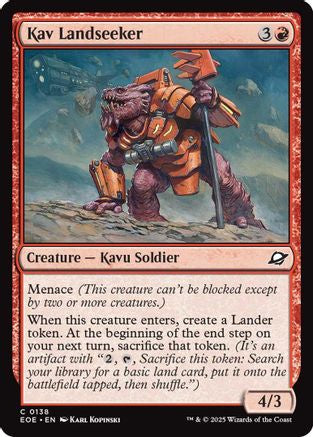 Kav Landseeker (138) - Edge of Eternities
