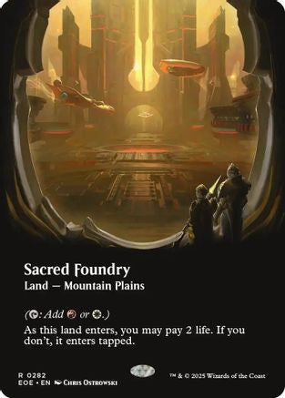 Sacred Foundry (Borderless) (282) Foil - Edge of Eternities