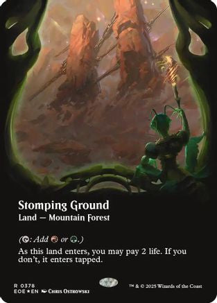 Stomping Ground (Borderless) (378) Galaxy Foil - Edge of Eternities