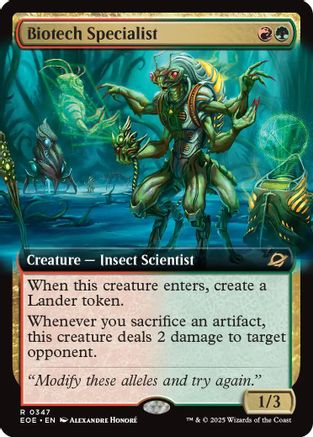 Biotech Specialist (Extended Art) (347) Foil - Edge of Eternities