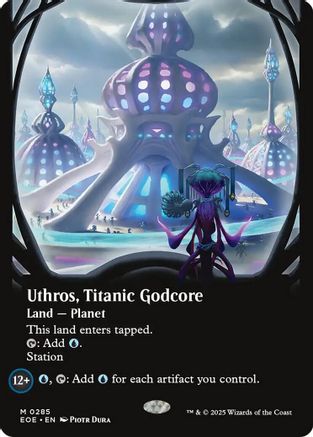 Uthros, Titanic Godcore (Borderless) (285) - Edge of Eternities