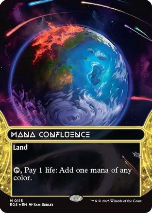 Mana Confluence (Borderless) (115) Galaxy Foil - Edge of Eternities: Stellar Sights