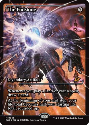 The Endstone (Showcase) (365) Foil - Edge of Eternities