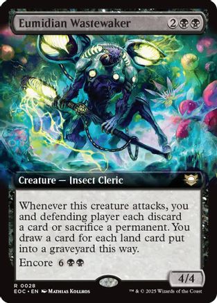 Eumidian Wastewaker (Extended Art) (028) - Commander: Edge of Eternities