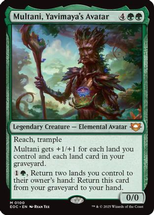 Multani, Yavimaya's Avatar (100) - Commander: Edge of Eternities