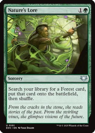 Nature's Lore (101) - Commander: Edge of Eternities