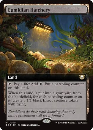 Eumidian Hatchery (Extended Art) (040) - Commander: Edge of Eternities
