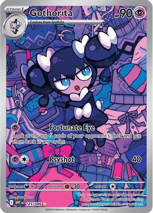 Gothorita - 125/086 (125) Holofoil - SV White Flare