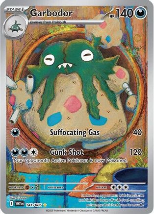 Garbodor - 141/086 (141) Holofoil - SV White Flare