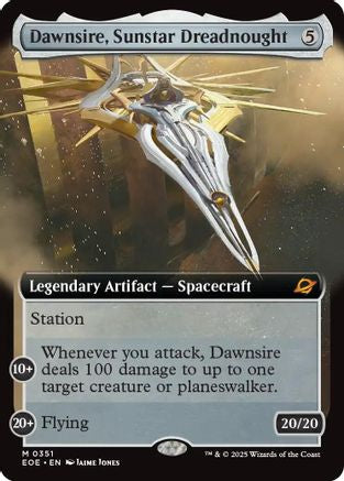 Dawnsire, Sunstar Dreadnought (Extended Art) (351) - Edge of Eternities