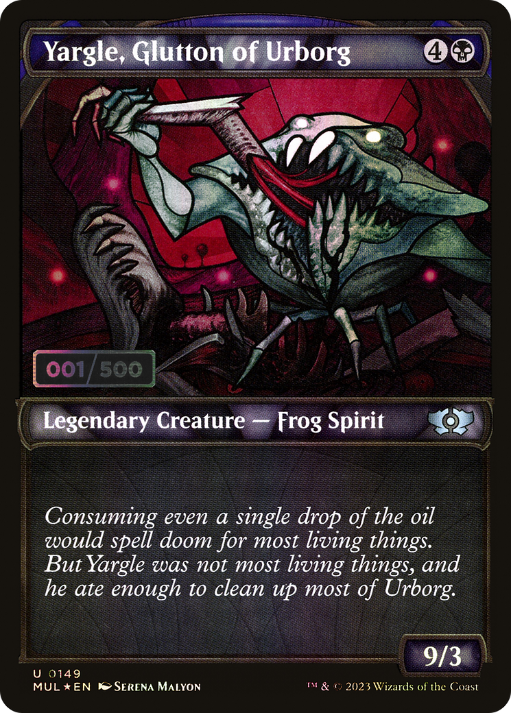 Yargle, Glutton of Urborg (Serial Numbered) (Showcase) (149) Foil - Multiverse Legends