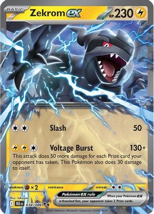 Zekrom ex (34) Holofoil - SV Black Bolt