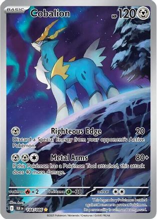 Cobalion - 144/086 (144) Holofoil - SV Black Bolt