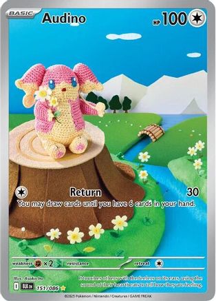 Audino - 151/086 (151) Holofoil - SV Black Bolt