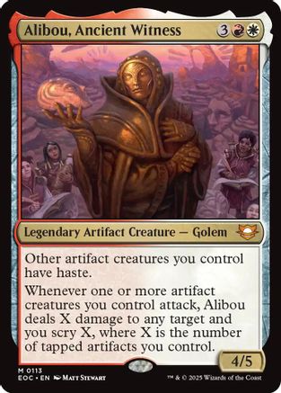 Alibou, Ancient Witness (113) - Commander: Edge of Eternities