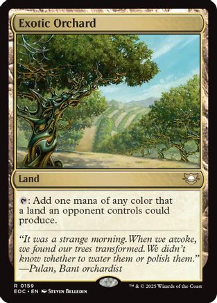 Exotic Orchard (159) - Commander: Edge of Eternities