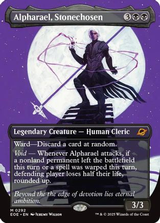 Alpharael, Stonechosen (Borderless) (292) Foil - Edge of Eternities