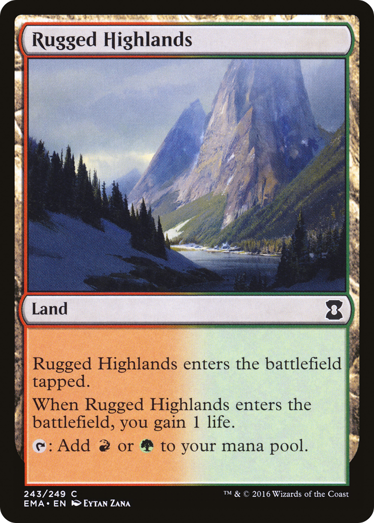 Rugged Highlands (243) Foil - Eternal Masters