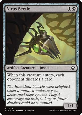 Virus Beetle (124) Foil - Edge of Eternities