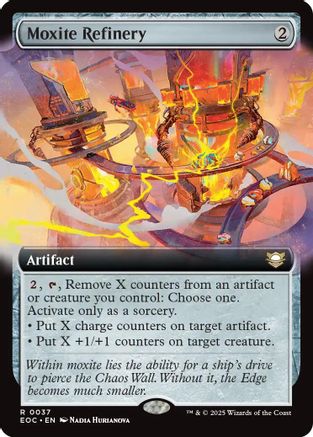 Moxite Refinery (Extended Art) (037) - Commander: Edge of Eternities