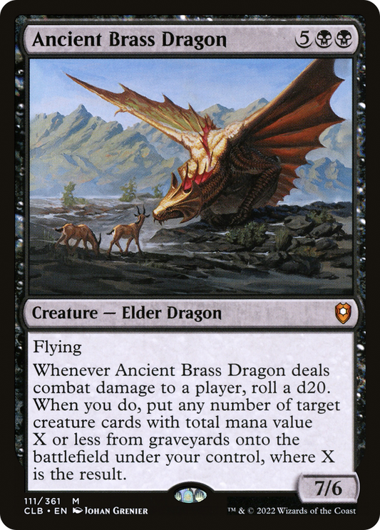 Ancient Brass Dragon (111) - Commander Legends: Battle for Baldur's Gate