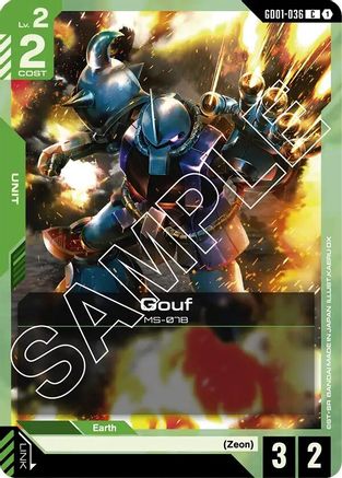Gouf (GD01-036) - Newtype Rising