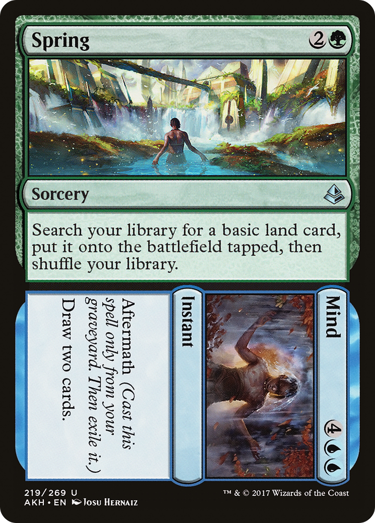 Spring // Mind (219) Foil - Amonkhet