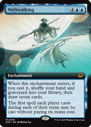 Weftwalking (Extended Art) (330) Foil - Edge of Eternities