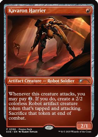 Kavaron Harrier (396) Foil - Promo Pack: Edge of Eternities