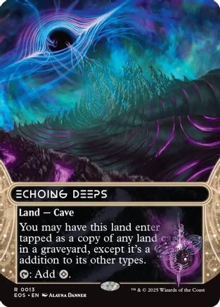 Echoing Deeps (Borderless) (013) Foil - Edge of Eternities: Stellar Sights