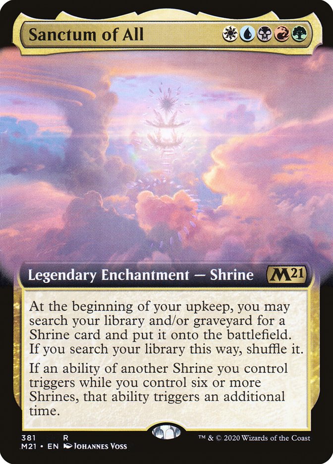 Sanctum of All (Extended Art) [Core Set 2021] | Silver Goblin