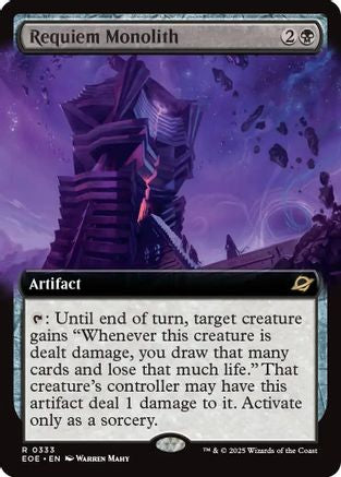 Requiem Monolith (Extended Art) (333) Foil - Edge of Eternities