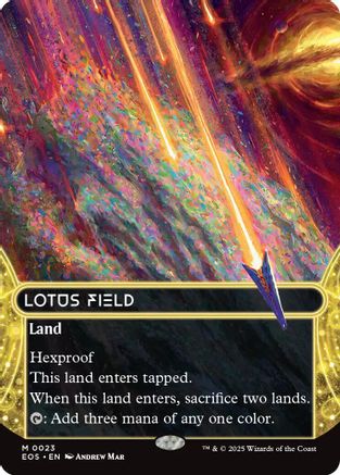 Lotus Field (Borderless) (023) - Edge of Eternities: Stellar Sights