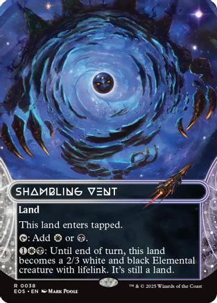 Shambling Vent (Borderless) (038) Foil - Edge of Eternities: Stellar Sights
